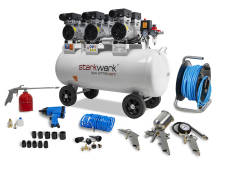 Starkwerk Flüsterkompressor Druckluftkompressor...